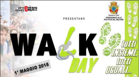 Camminata solidarietà, a Palmi prima edizione “Walk day” Manifestazione non competitiva che vuole sensibilizzare sui bisogni delle persone con disabilità