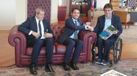 Irto incontra il presidente del Comitato italiano paralimpico "Insieme per favorire la pratica sportiva"