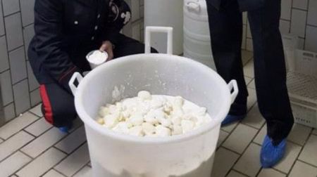 Carabinieri sequestrano formaggi e latte ad azienda Sanzione di 5 mila euro alla ditta