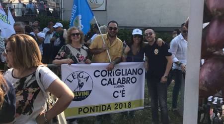 Lega di Corigliano presente al raduno di Pontida Grande partecipazione al consueto ed atteso appuntamento annuale del movimento politico