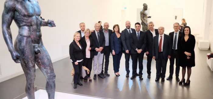 Presidenti Consigli regionali Italia a museo Reggio I rappresentanti delle Assise sono rimasti affascinati dalle inestimabili testimonianze dell'arte magnogreca