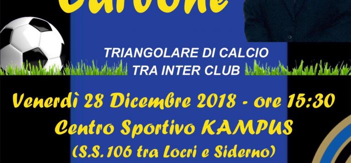 Seconda  edizione del memorial “Massimiliano Carbone” Il 28 dicembre centro sportivo kampus 