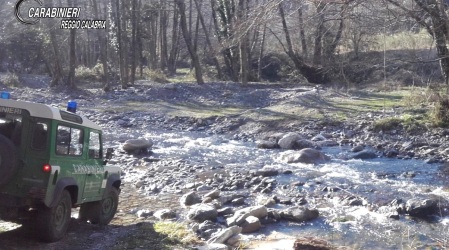 Pesca abusiva all’interno del Parco Nazionale Aspromonte Due persone deferite all'Autorità Giudiziaria dai Carabinieri Forestale