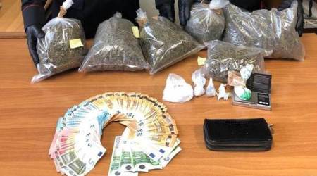 Droga nascosta in cantina, arresti domiciliari a 38enne La sostanza stupefacente è stata sequestrata dai Carabinieri