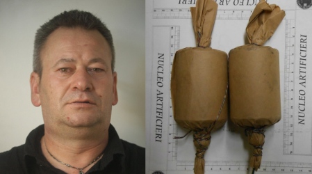 Droga e ordigni esplosivi, arrestato un pregiudicato Il materiale è stato scoperto dalla Polizia di Stato