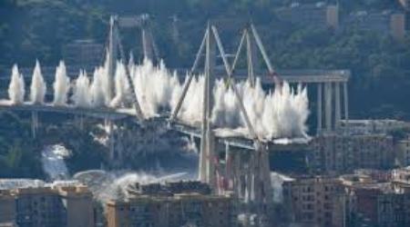 La fine del Ponte Morandi un anno dopo dal crollo Venerdì 28 giugno è stata distrutta l'infrastruttura