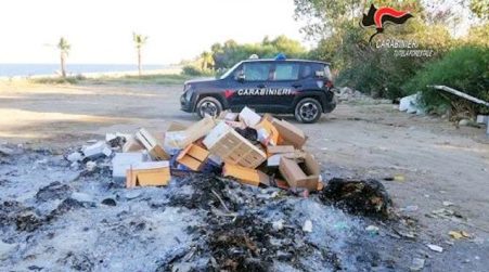 Smaltimento illegale rifiuti in villaggio turistico calabrese I Carabinieri Forestale hanno denunciato il titolare della struttura