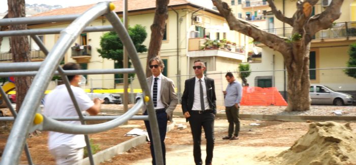 Reggio, sopralluogo Falcomatà a Villetta Sant’Ambrogio Il parco interessato dai lavori di riqualificazione sarà presto restituito alla comunità