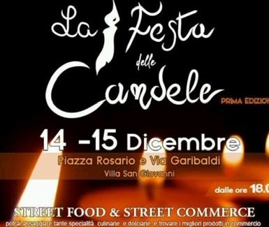 Villa San Giovanni, cresce l’attesa per la “Festa delle candele “ Il 14 e15 dicembre dalle ore 18,00