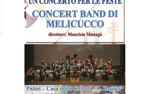 La Concert Band di Melicucco domani sera a Palmi Ore 21,15 alla casa della cultura 