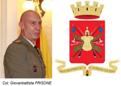 Colonnello Frisone nuovo Comandante Esercito Calabria E’ altresì prevista la partecipazione alla cerimonia delle Associazioni Combattentistiche e d’Arma con lo schieramento dei Gonfaloni