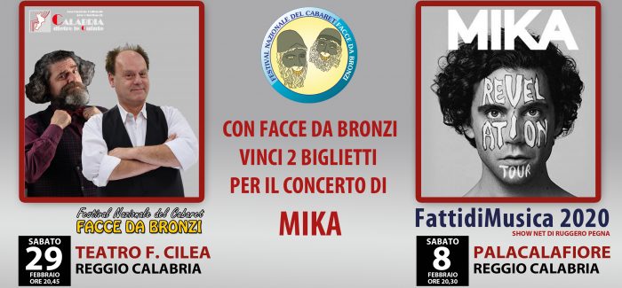 Con il festival “Facce da bronzi” vinci due biglietti per il concerto di Mika a Reggio Calabria