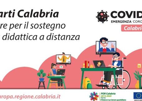 Regione Calabria, 5.3 milioni di euro per la didattica a distanza Il sostegno riguarda gli studentin in situazioni di disagio socio-economico o con disabilità per l’acquisto o il noleggio di attrezzature informatiche e servizi di connettività