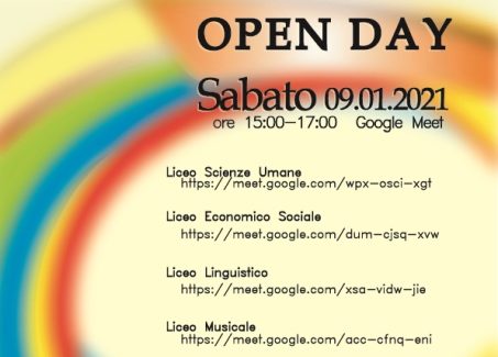 Polistena, Secondo appuntamento con l’open day digitale del “Rechichi” Domani 9 gennaio collegamenti con Google Meet per conoscere l’offerta formativa 