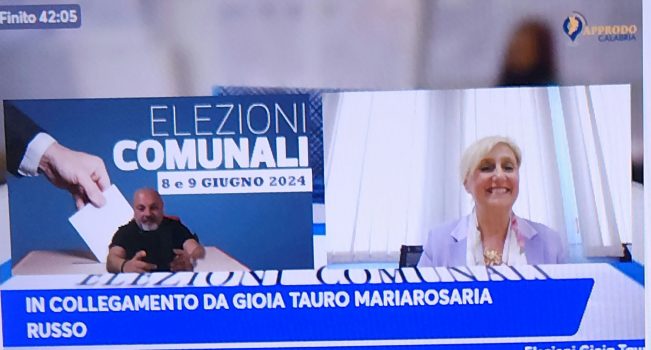 Elezioni amministrative Gioia Tauro, oggi alle 20,30 in diretta Mariarosaria Russo. GUARDA LA VIDEOINTERVISTA